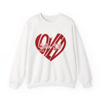 Loved Heart | Cozy Faith Crewneck Sweatshirt