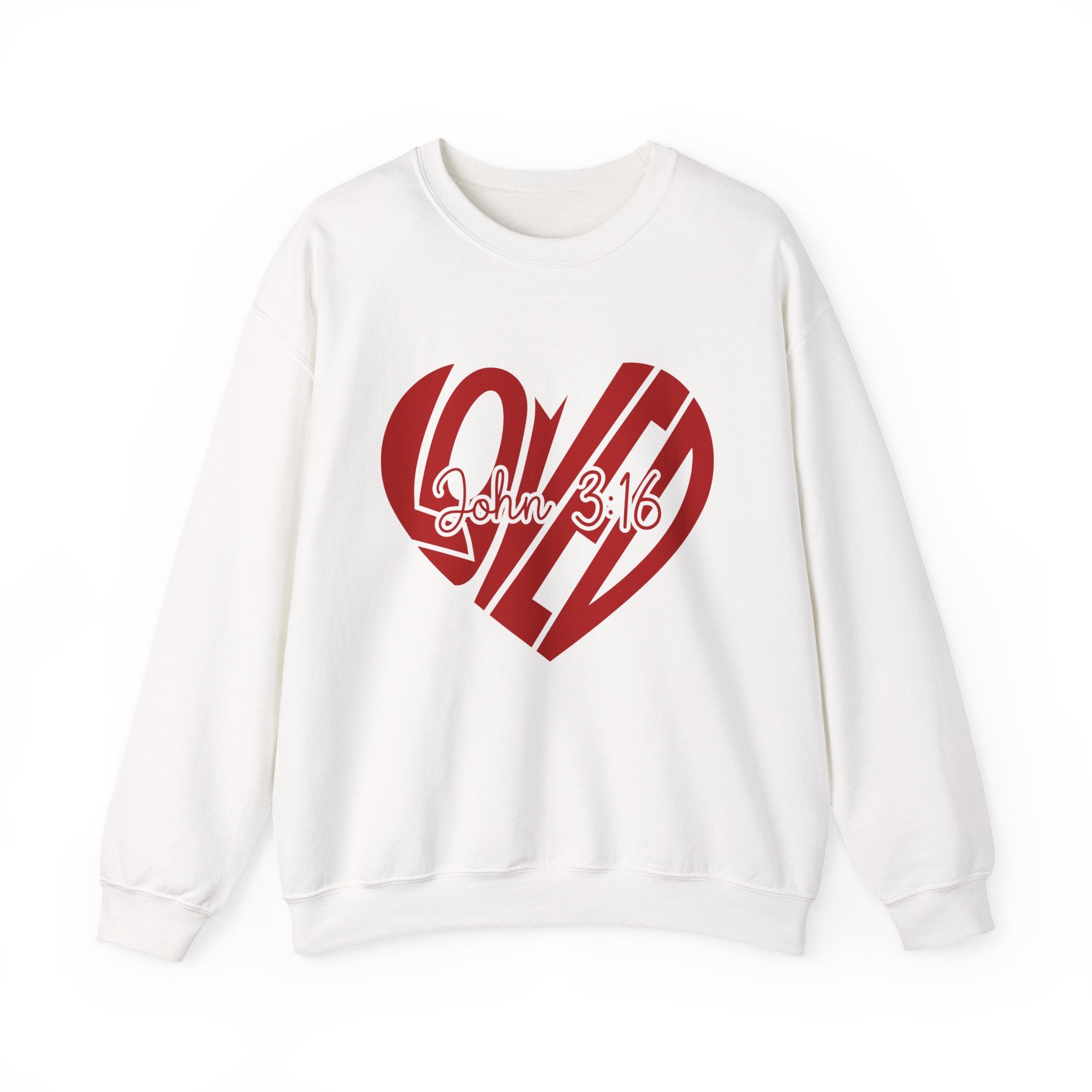Loved Heart | Cozy Faith Crewneck Sweatshirt