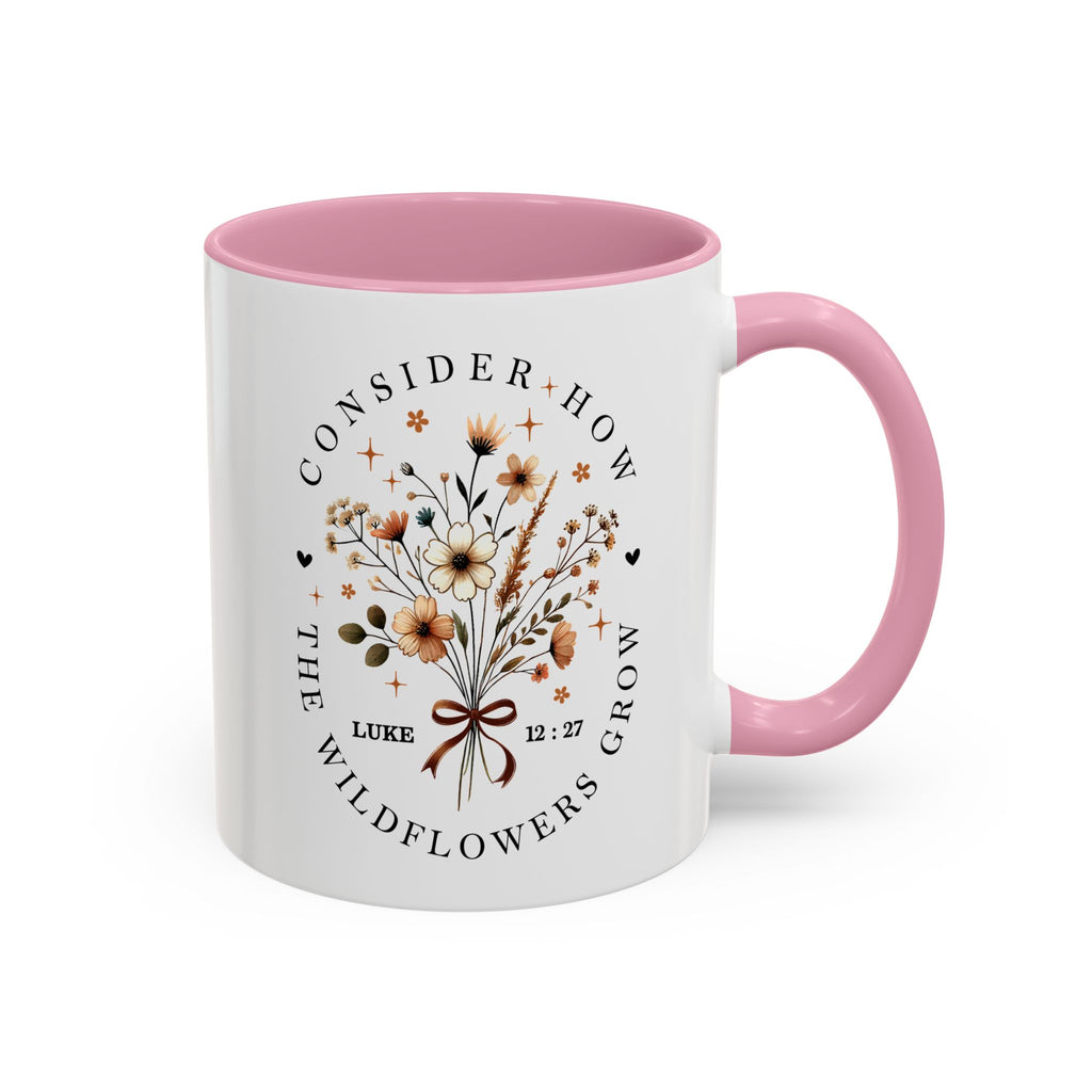 Consider How The Wildflowers Grow | Ceramic Two-Tone Coffee Mug
