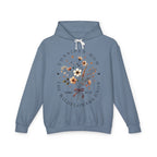 Consider How the Wildflowers Grow Hoodie | Floral Bouquet Scripture Design