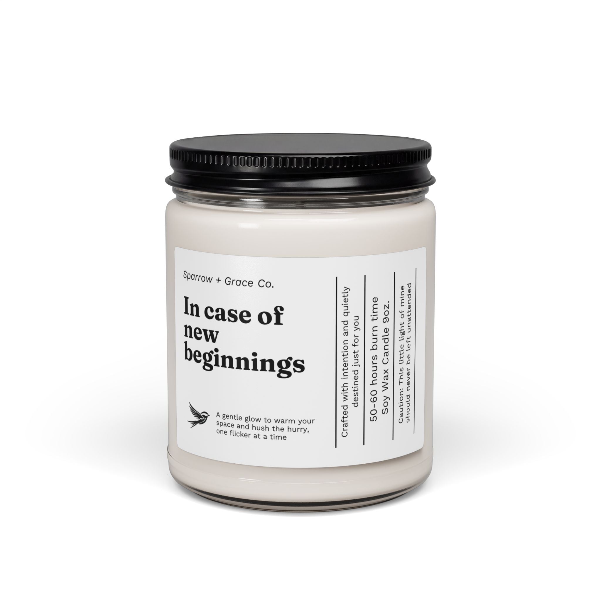 New Beginnings | Inspirational Soy Candle 9oz