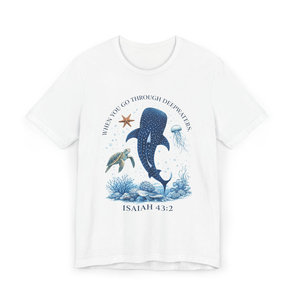 Deepwaters | Ribbed crew ring-spun cotton T-Shirt