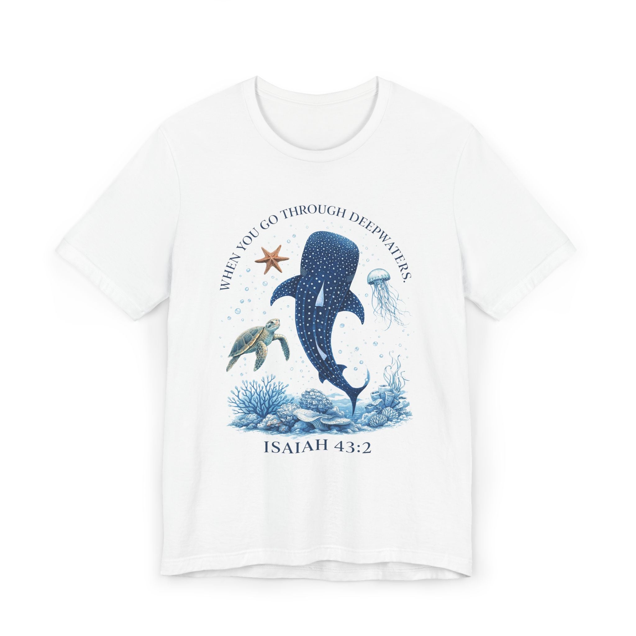 Deepwaters | Ribbed crew ring-spun cotton T-Shirt