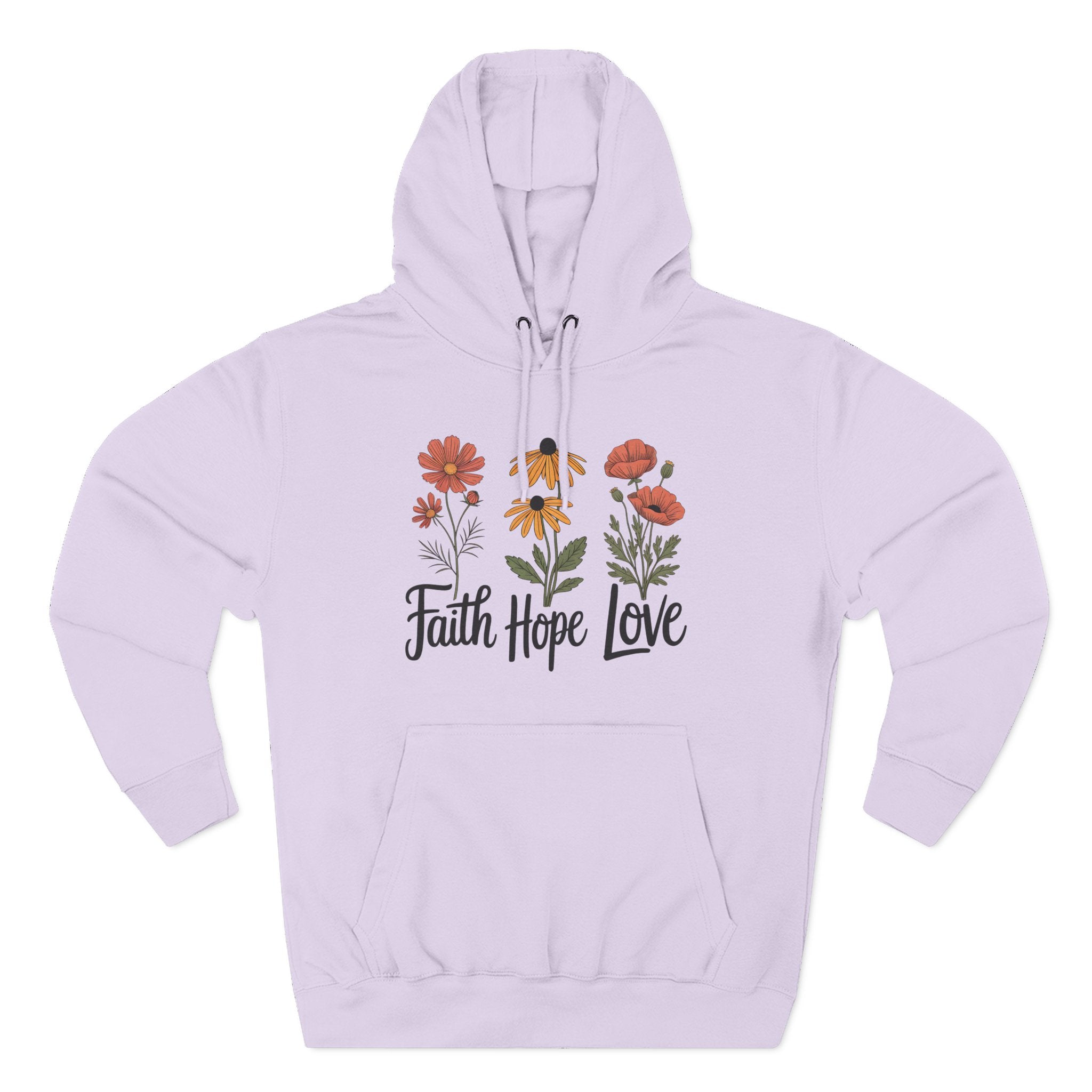 Faith, Hope, Love | Plush Cotton Hoodie