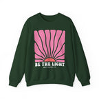 Be the Light Pink | Cozy Faith Crewneck Sweatshirt