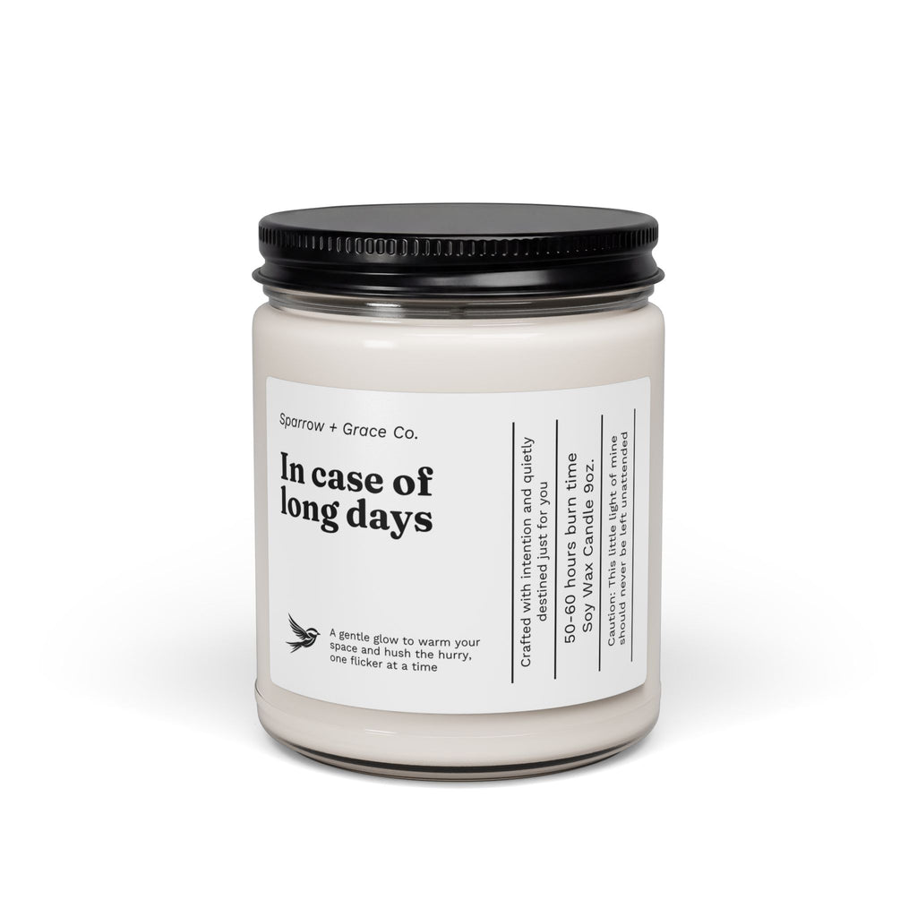 Long Days | Inspirational Soy Candle 9oz