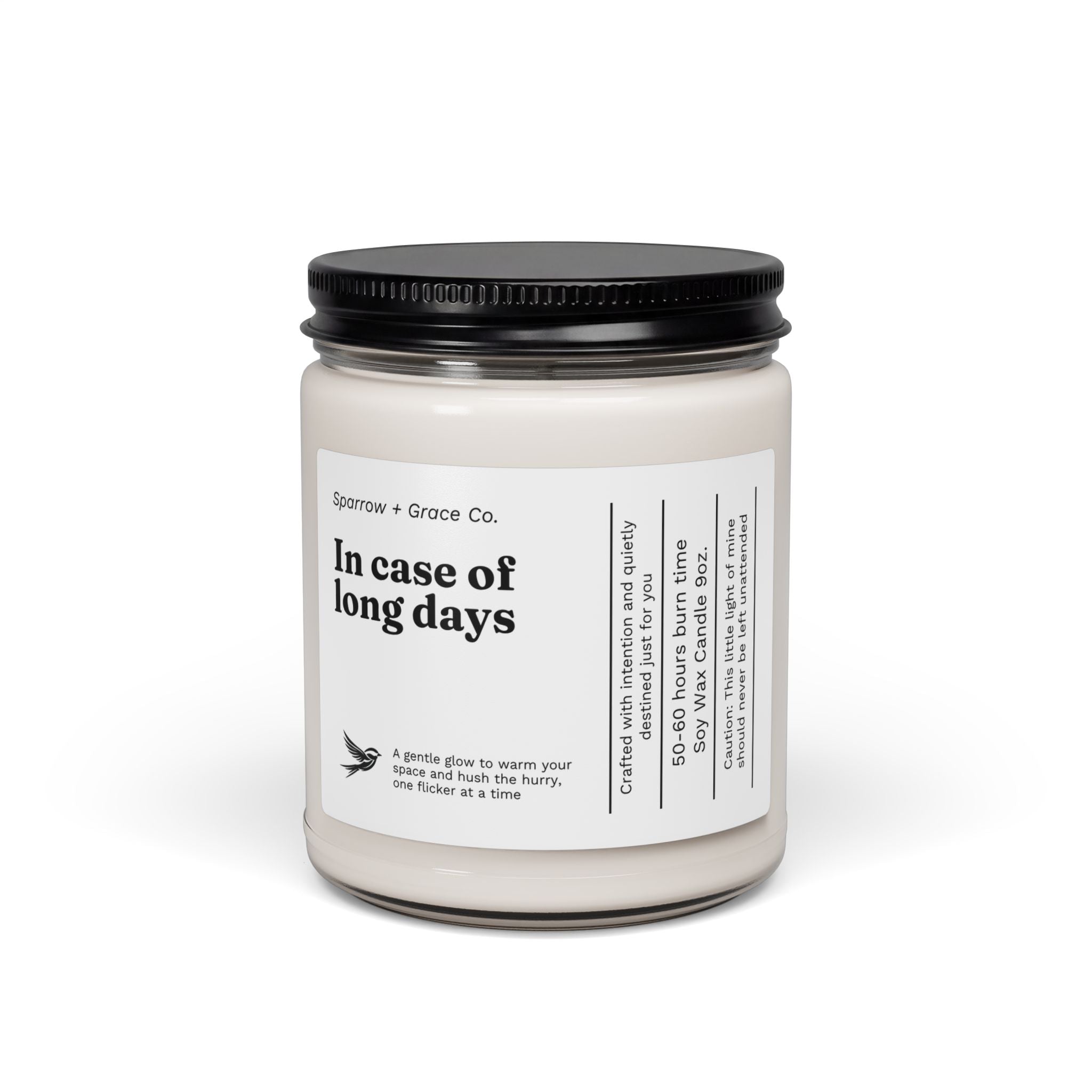 Long Days | Inspirational Soy Candle 9oz