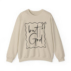 But, God | Cozy Faith Crewneck Sweatshirt