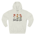 Faith, Hope, Love | Plush Cotton Hoodie