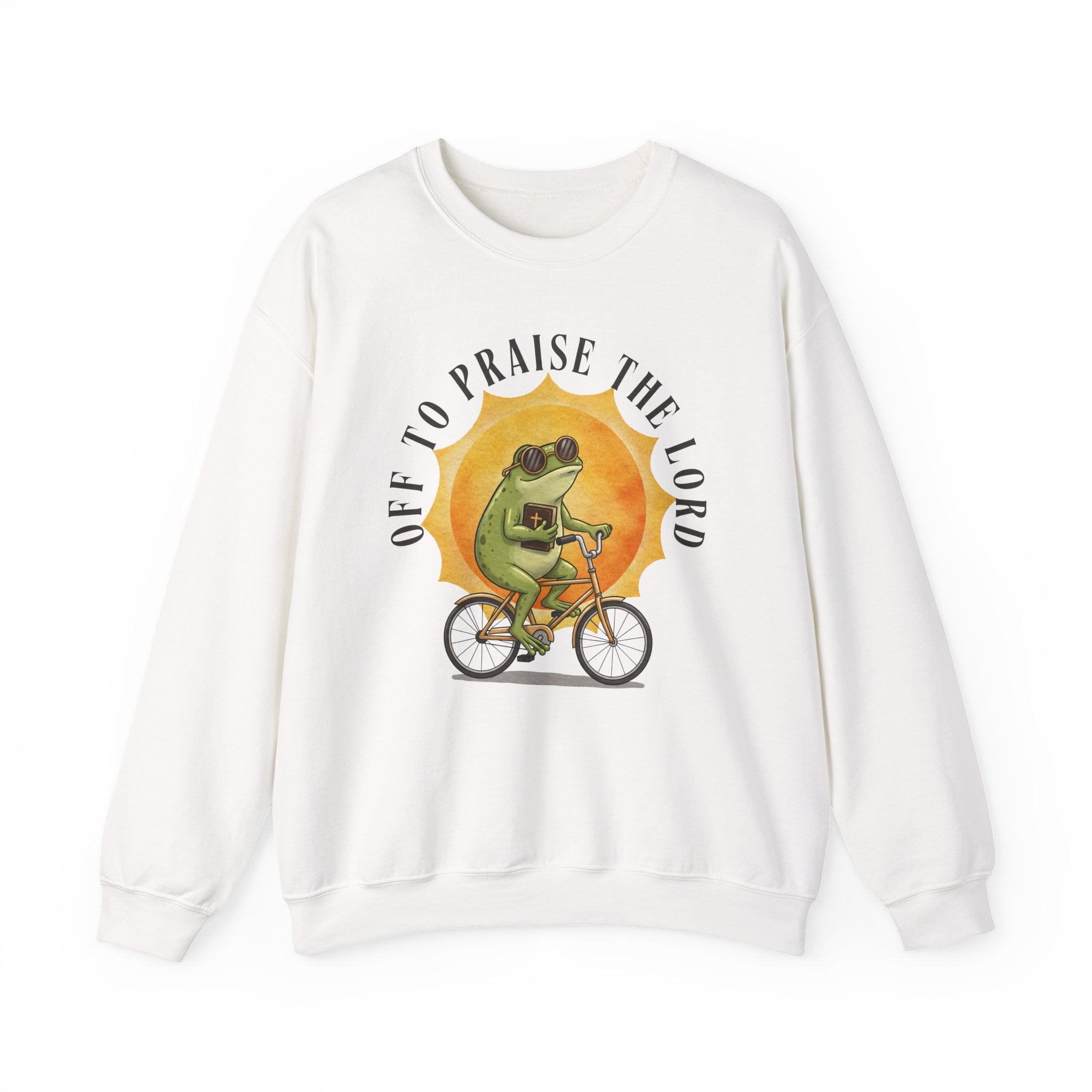 Off to Praise the Lord | Cozy Faith Crewneck Sweatshirt