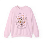 Consider How the Wildflowers Grow | Cozy Faith Crewneck Sweatshirt