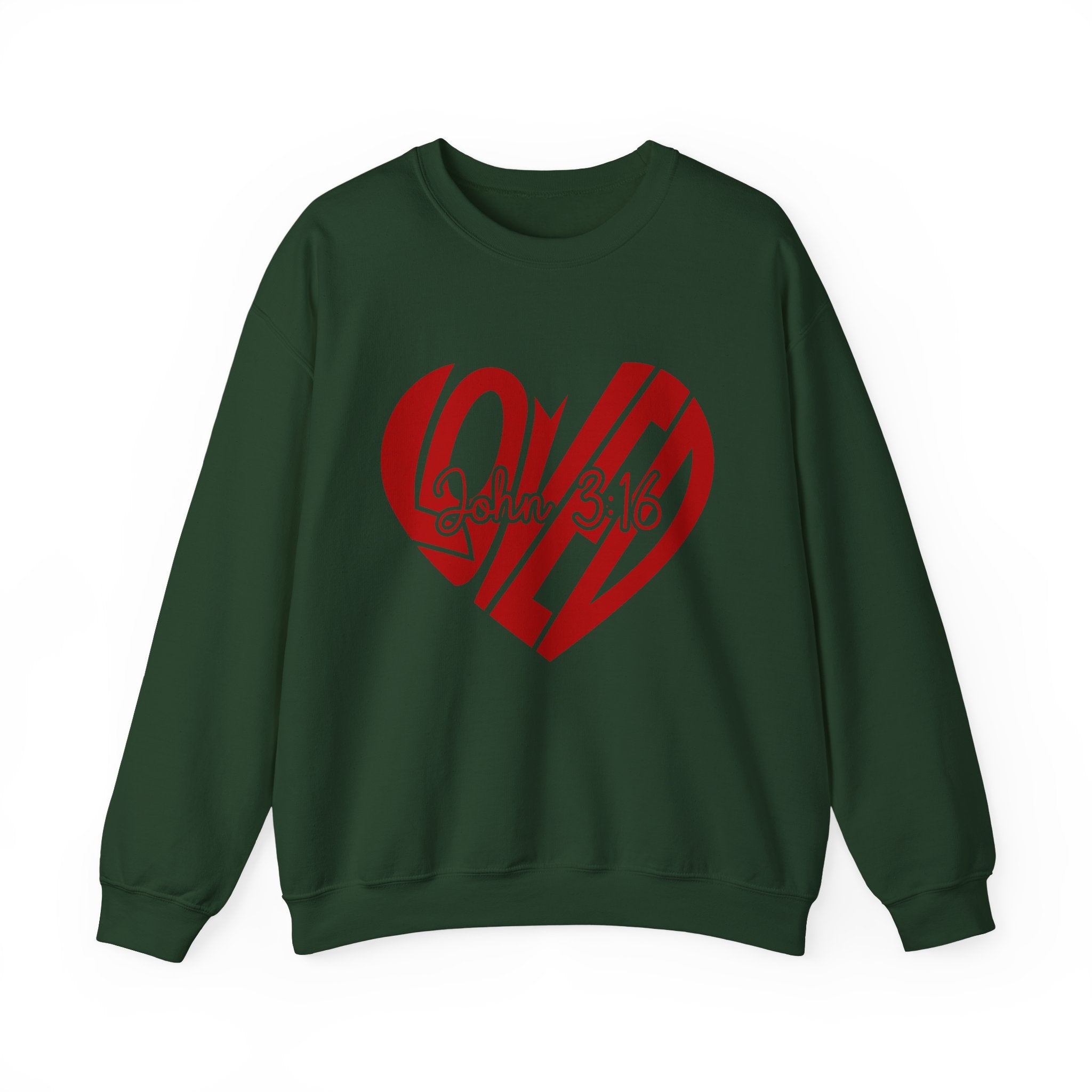 Loved Heart | Cozy Faith Crewneck Sweatshirt