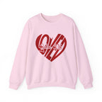 Loved Heart | Cozy Faith Crewneck Sweatshirt
