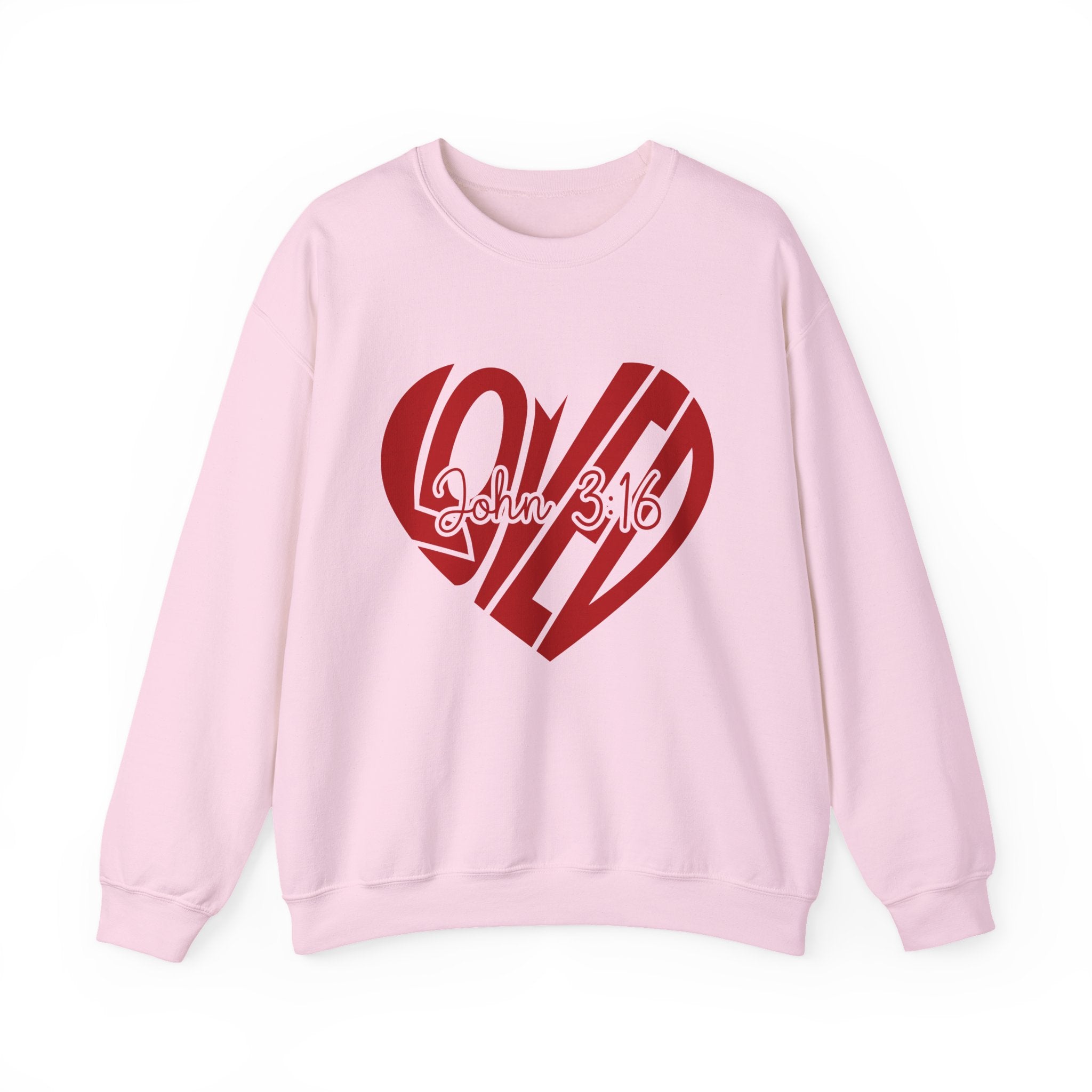 Loved Heart | Cozy Faith Crewneck Sweatshirt