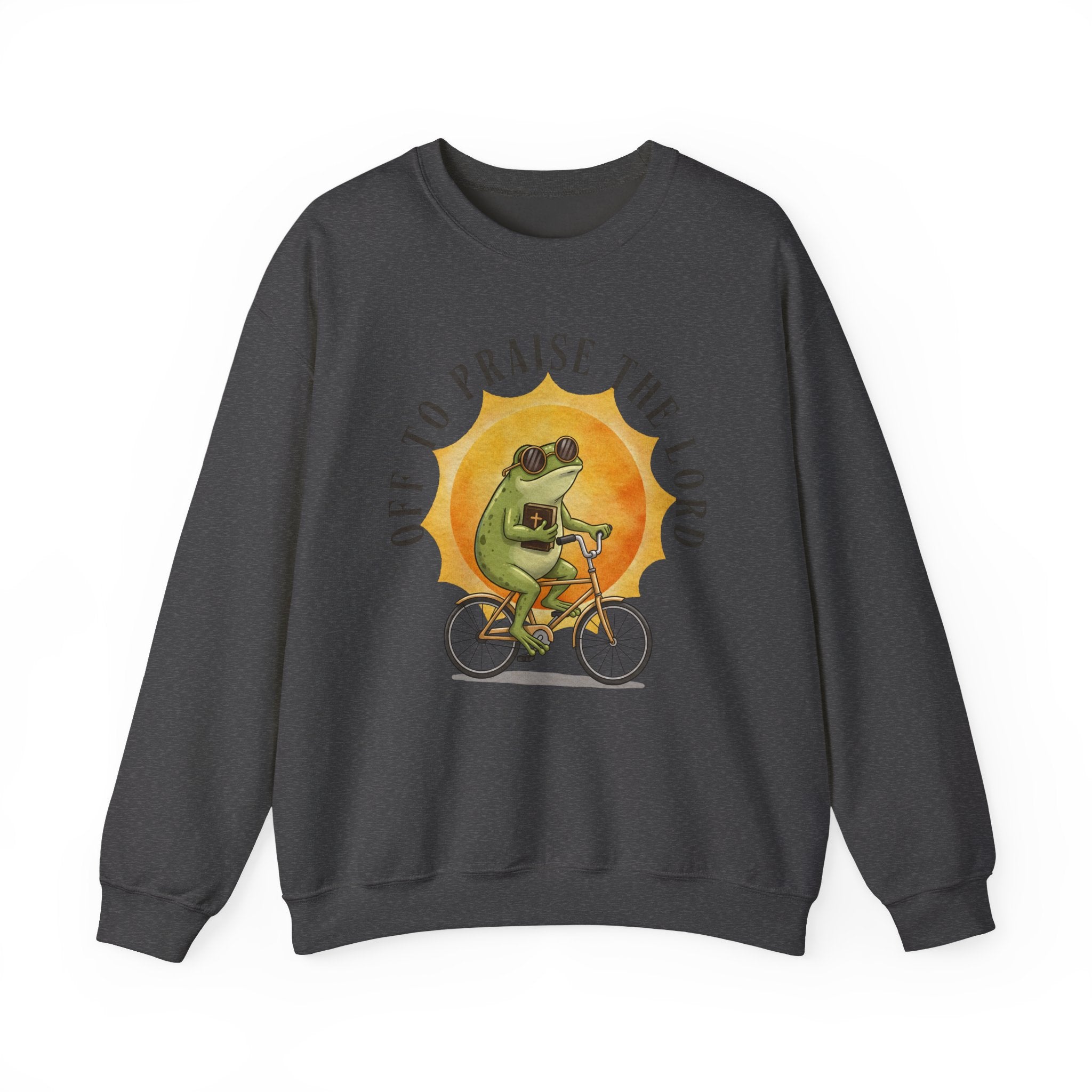 Off to Praise the Lord | Cozy Faith Crewneck Sweatshirt