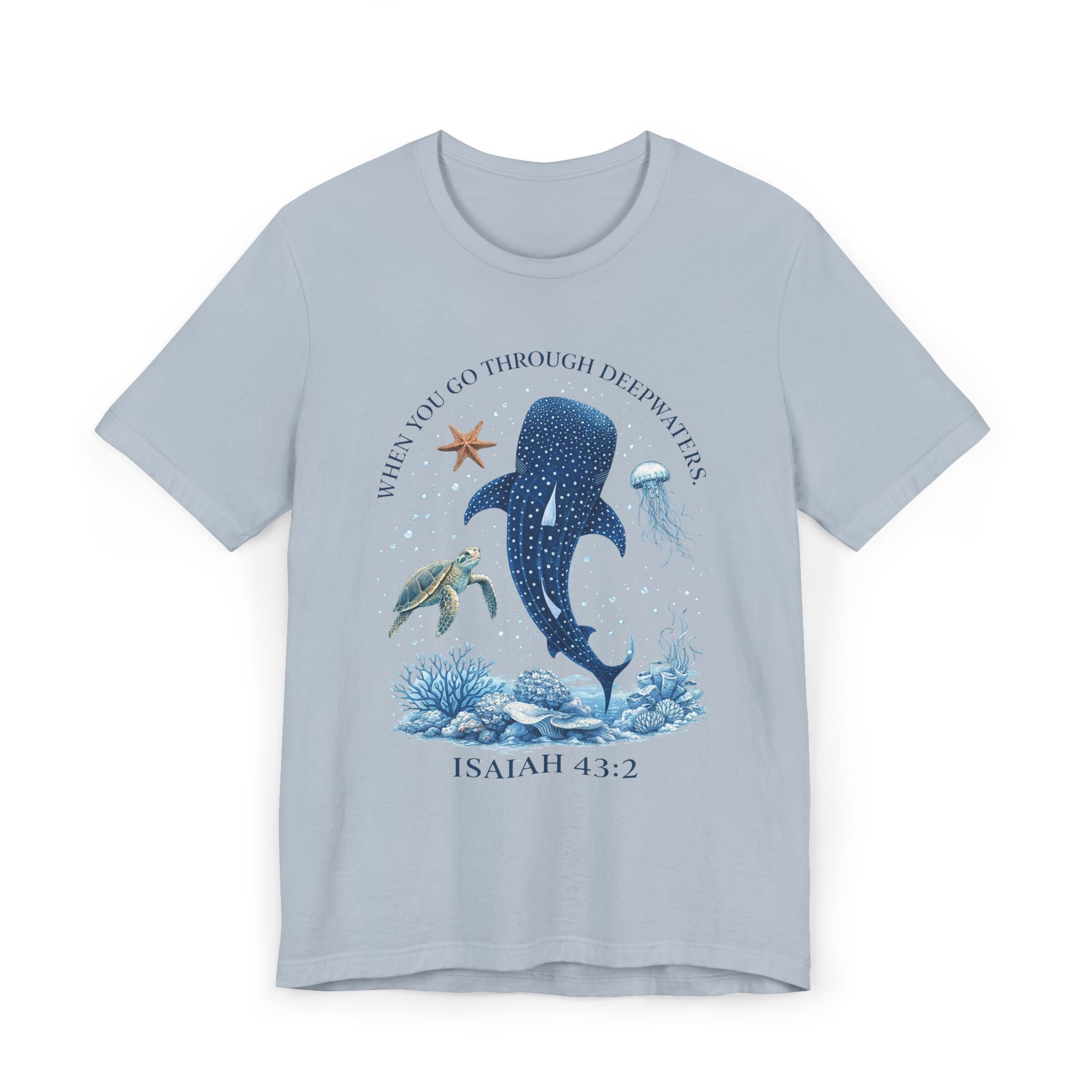 Deepwaters | Ribbed crew ring-spun cotton T-Shirt
