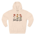 Faith, Hope, Love | Plush Cotton Hoodie