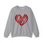 Loved Heart | Cozy Faith Crewneck Sweatshirt
