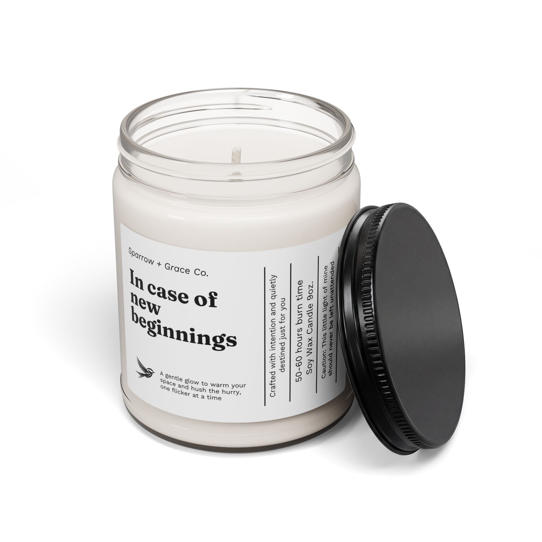 New Beginnings | Inspirational Soy Candle 9oz