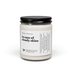 Cloudy Skies | Inspirational Soy Candle 9oz