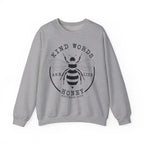 Kind Words Are Like Honey | Cozy Faith Crewneck Sweatshirt