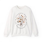 Consider How the Wildflowers Grow | Cozy Faith Crewneck Sweatshirt