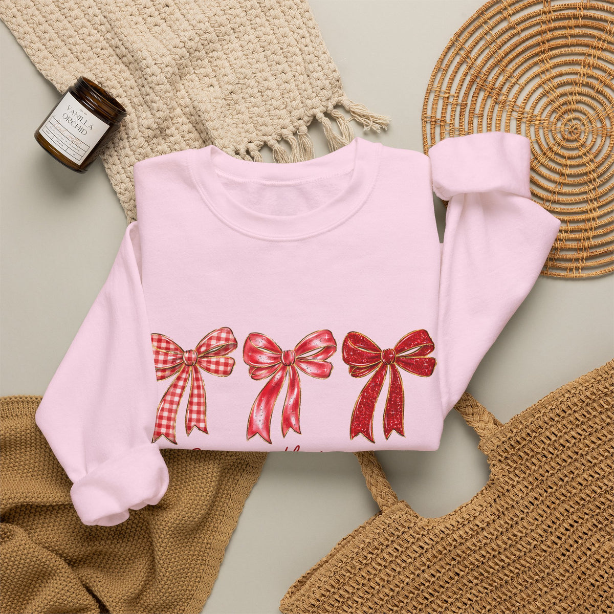 Oh, How He Loves Us | Cozy Faith Crewneck Sweatshirt