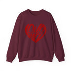Loved Heart | Cozy Faith Crewneck Sweatshirt