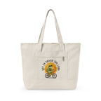 Off to Praise the Lord Canvas Tote Bag | Zippered Everyday Carry Tote