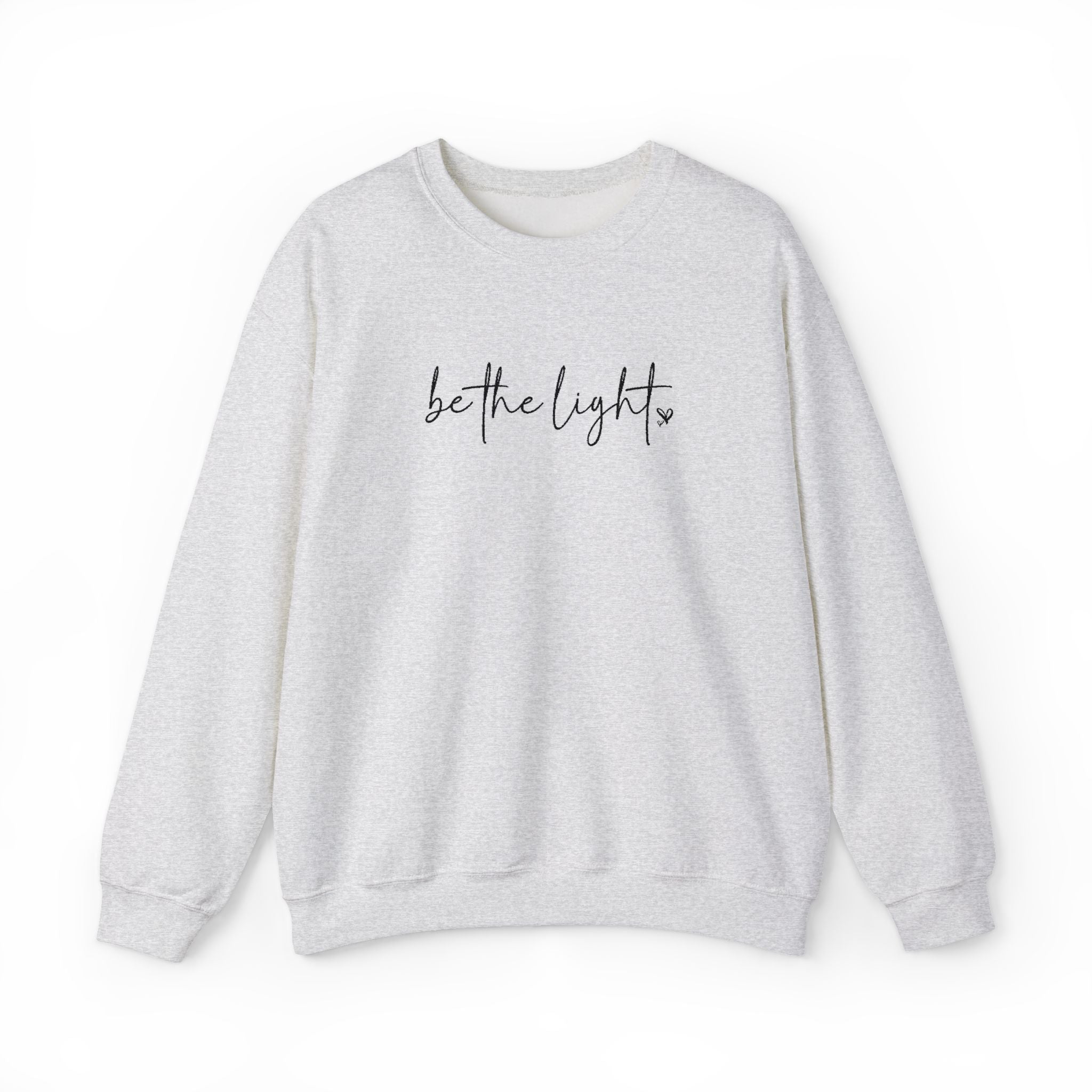 Be the Light | Gildan Embroidered Heavy Blend™ Crewneck Sweatshirt