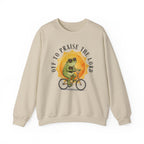Off to Praise the Lord | Cozy Faith Crewneck Sweatshirt