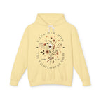 Consider How the Wildflowers Grow Hoodie | Floral Bouquet Scripture Design