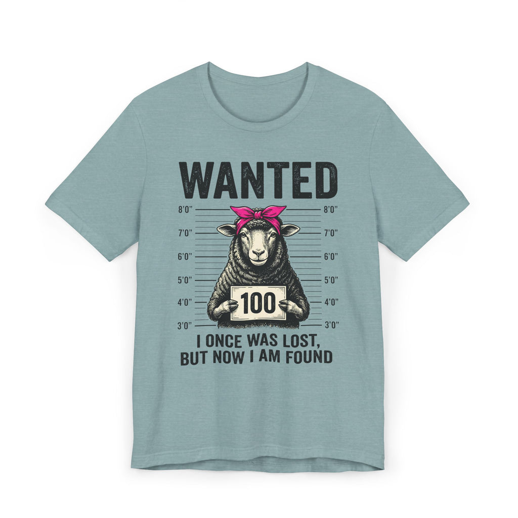 I Once Was Lost | Ribbed crew ring-spun cotton T-Shirt