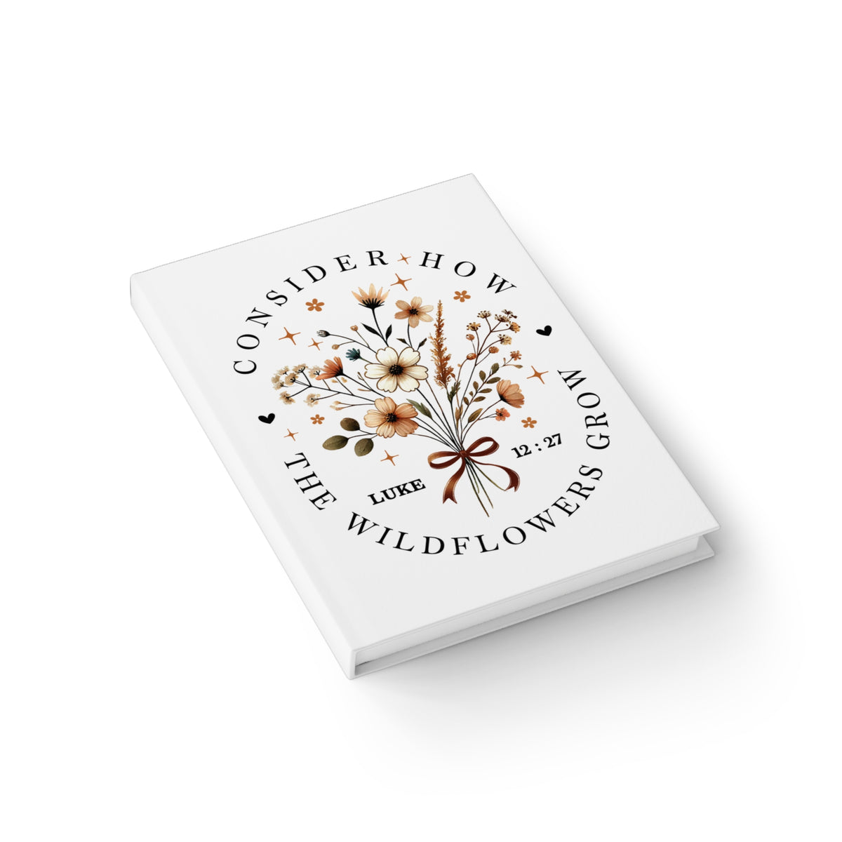 Consider How the Wildflowers Grow Journal | Ruled Notebook Journal