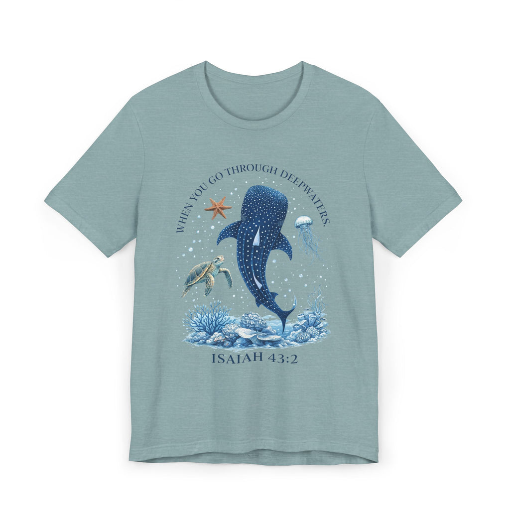 Deepwaters | Ribbed crew ring-spun cotton T-Shirt