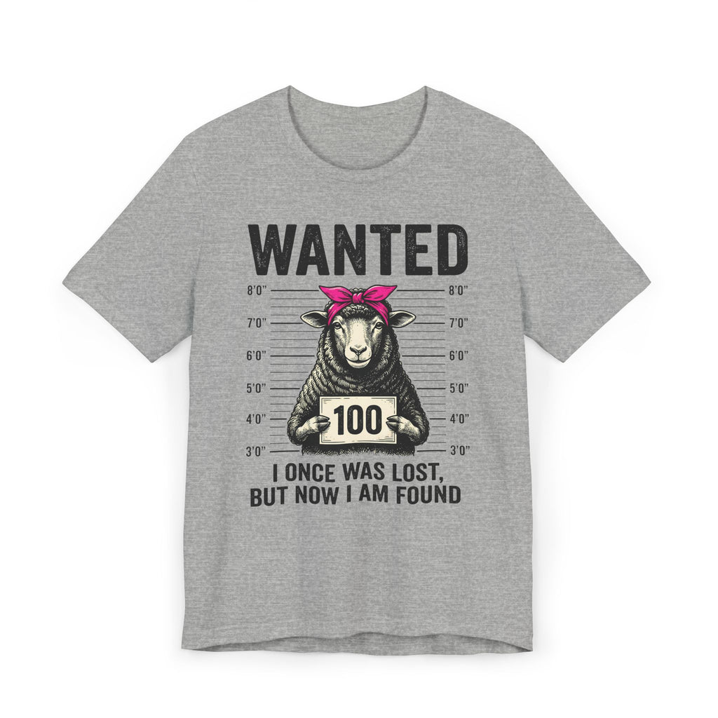 I Once Was Lost | Ribbed crew ring-spun cotton T-Shirt