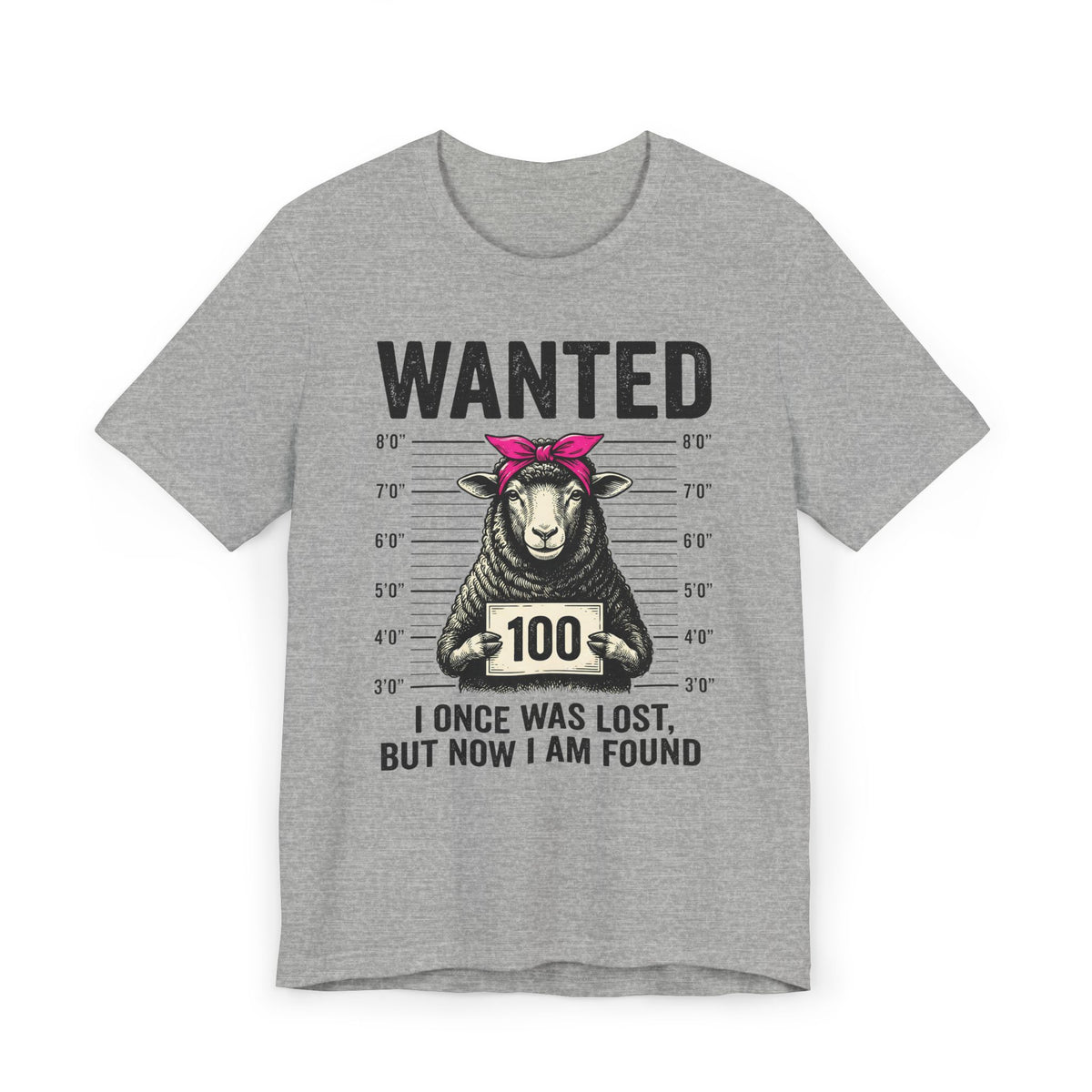 I Once Was Lost | Ribbed crew ring-spun cotton T-Shirt
