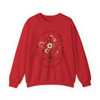 Consider How the Wildflowers Grow | Cozy Faith Crewneck Sweatshirt