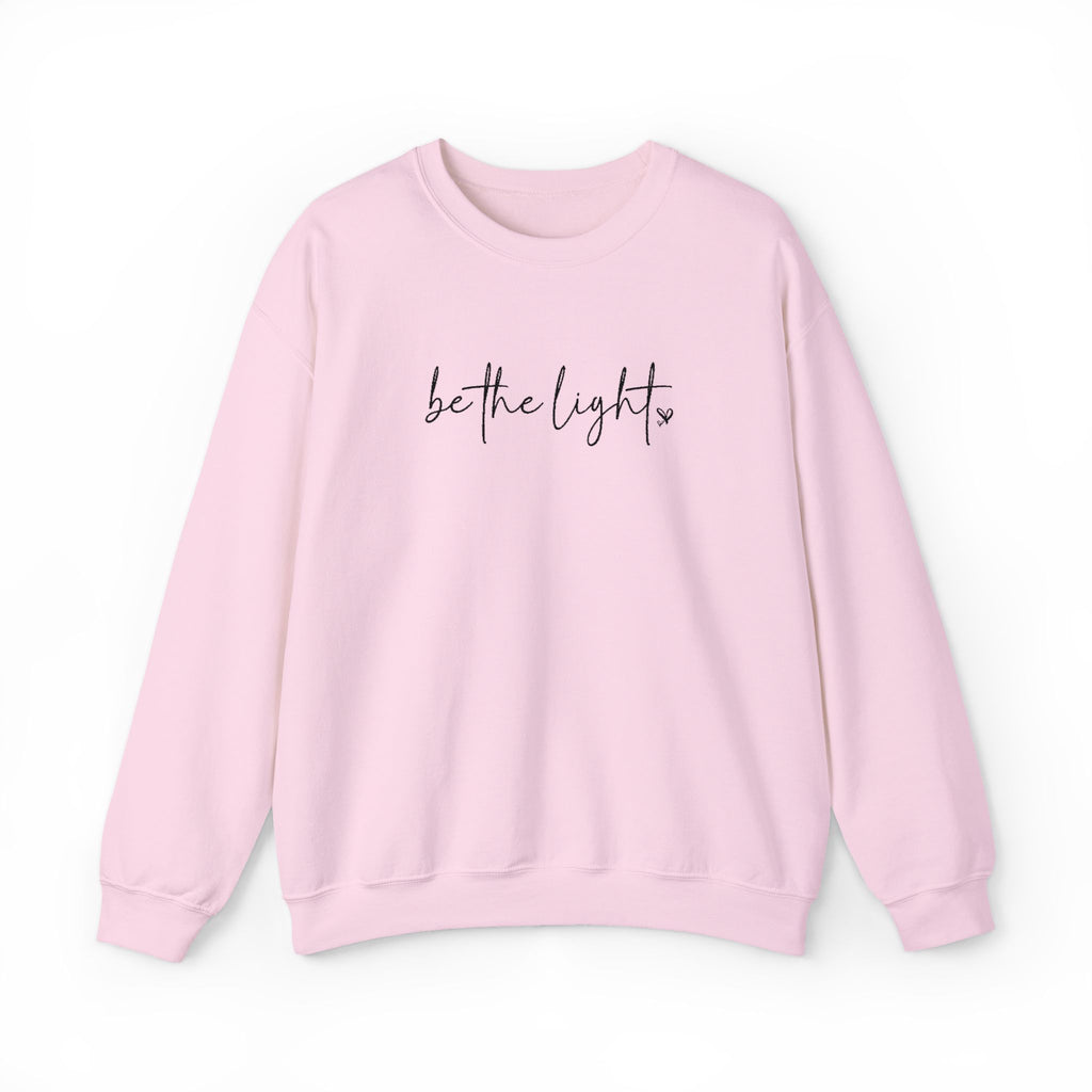 Be the Light | Gildan Embroidered Heavy Blend™ Crewneck Sweatshirt