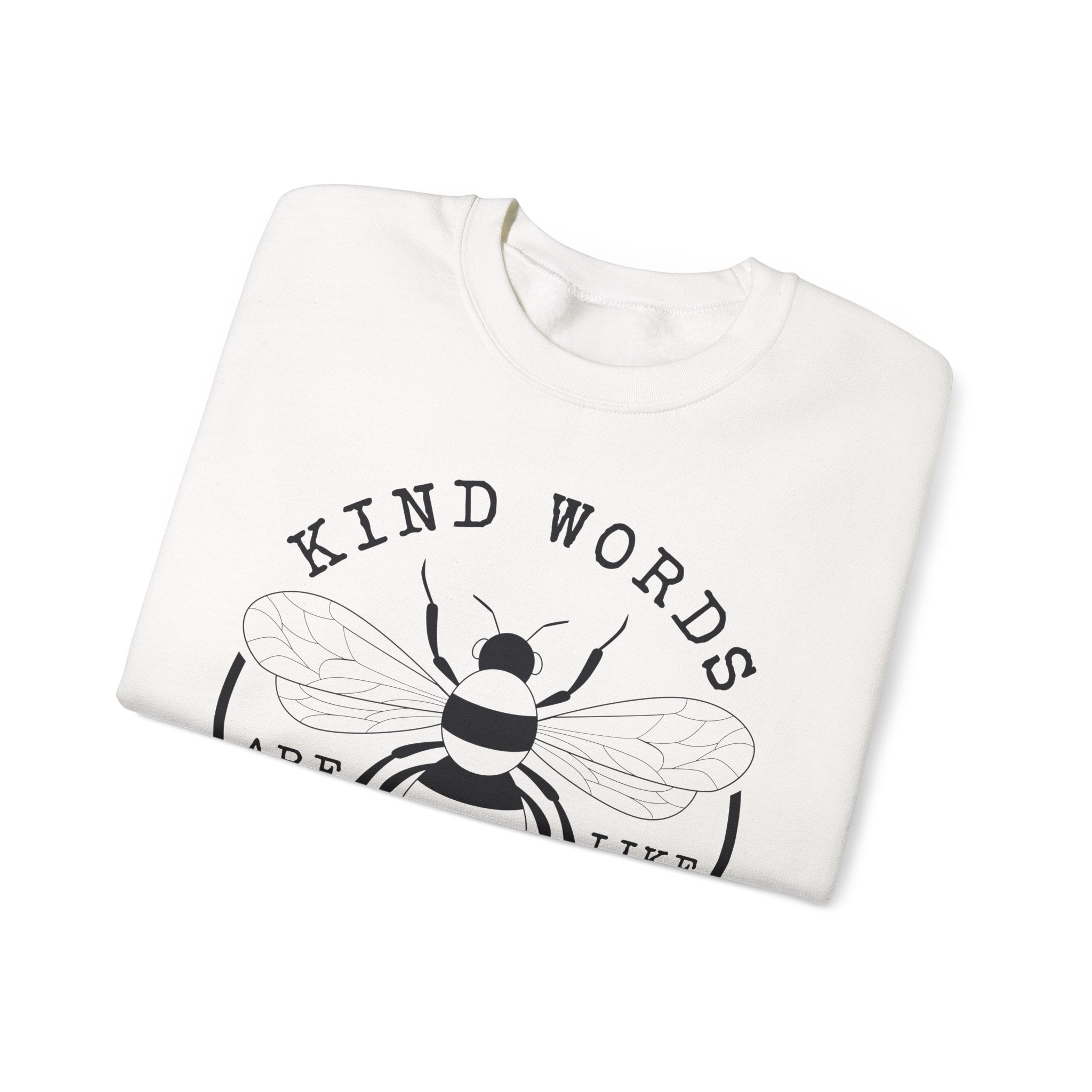 Kind Words Are Like Honey | Cozy Faith Crewneck Sweatshirt