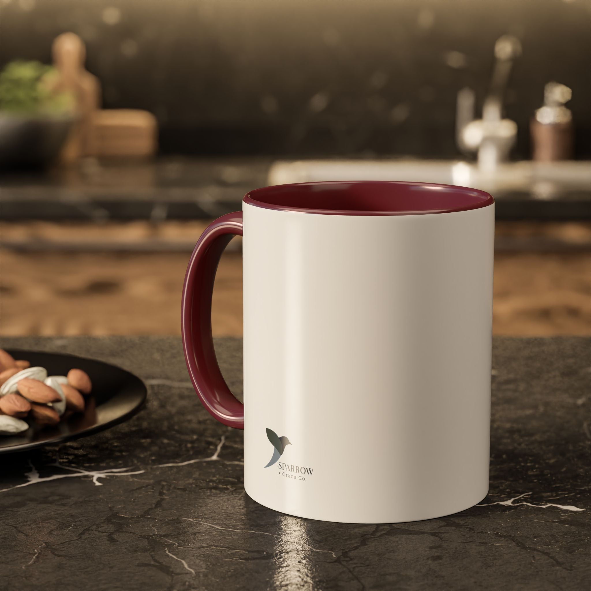 Consider How The Wildflowers Grow | Ceramic Two-Tone Coffee Mug