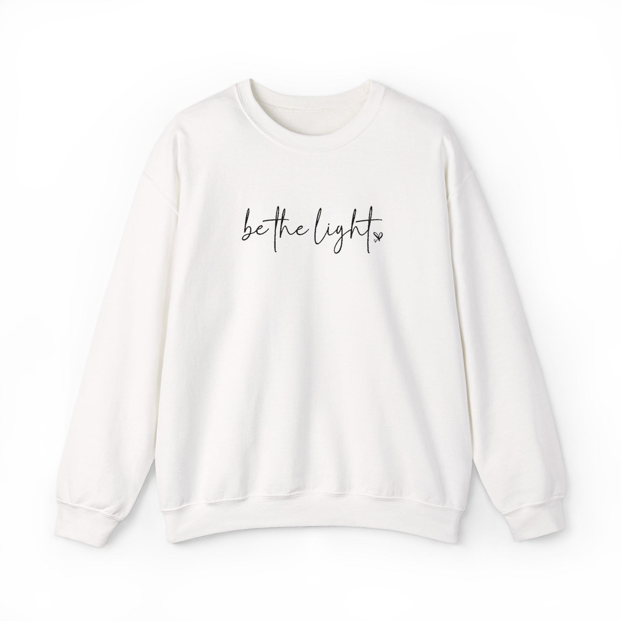 Be the Light | Gildan Embroidered Heavy Blend™ Crewneck Sweatshirt