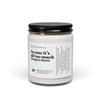 Too Much | Inspirational Soy Candle 9oz