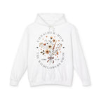 Consider How the Wildflowers Grow Hoodie | Floral Bouquet Scripture Design