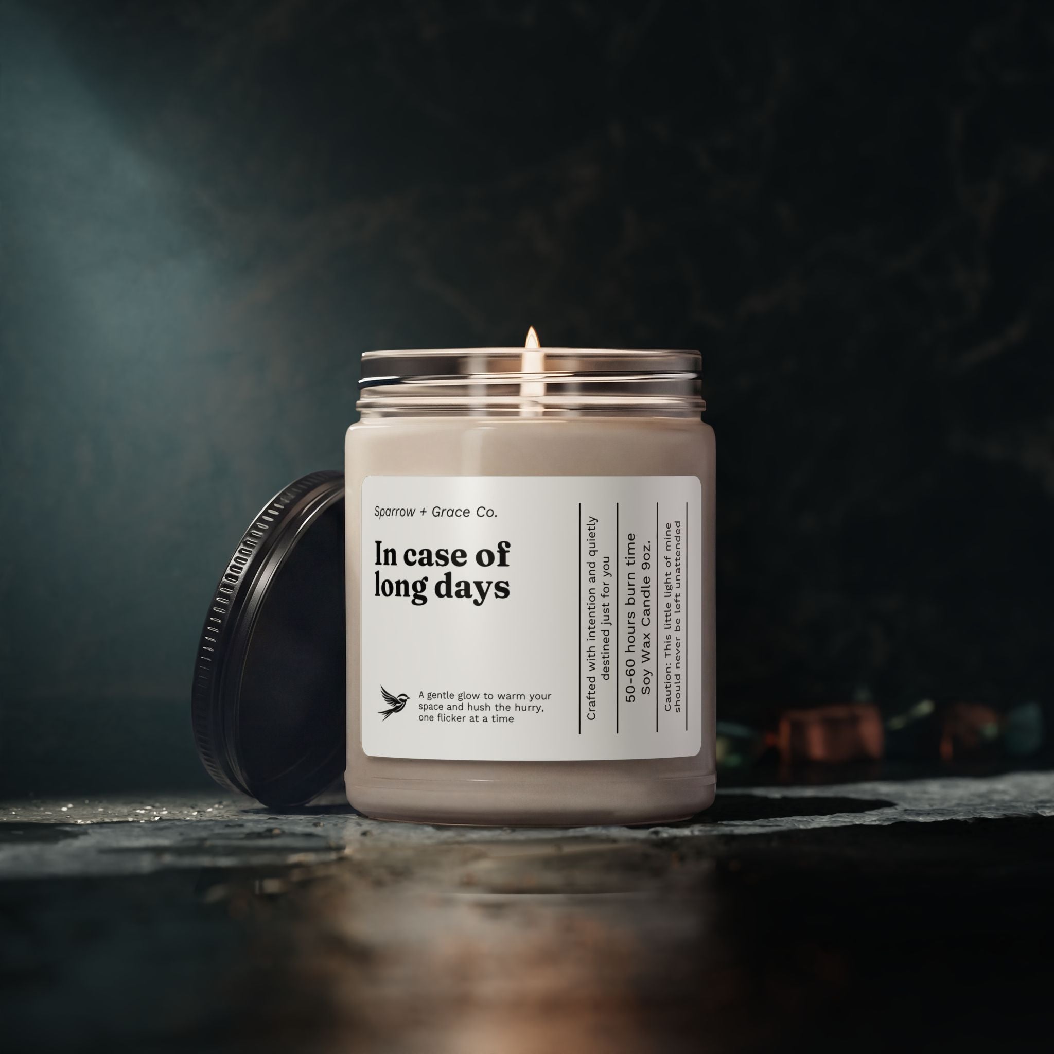 Long Days | Inspirational Soy Candle 9oz
