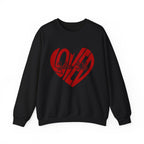 Loved Heart | Cozy Faith Crewneck Sweatshirt