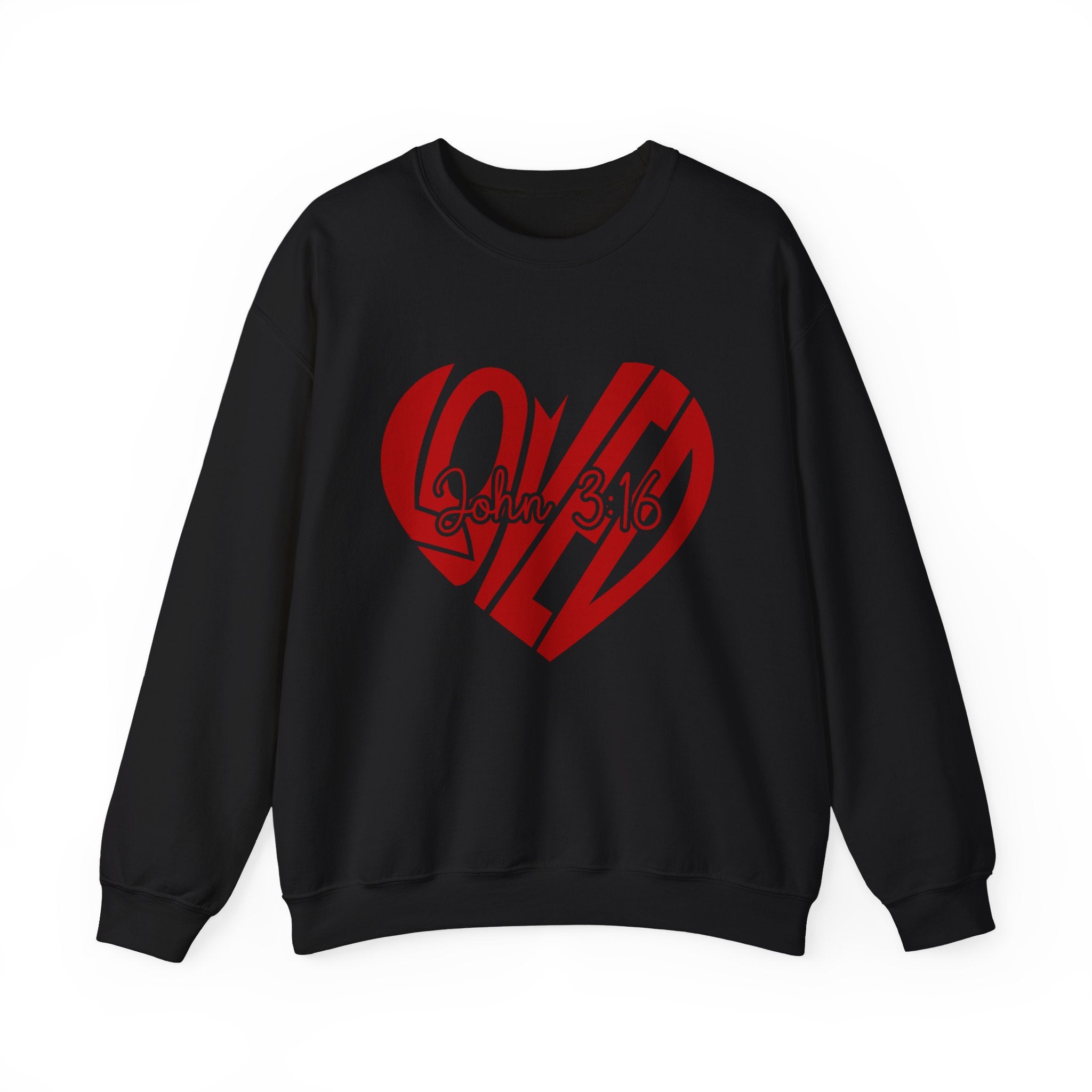 Loved Heart | Cozy Faith Crewneck Sweatshirt
