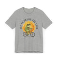 Off to Praise the Lord | Ribbed crew ring-spun cotton T-Shirt