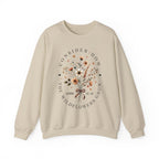 Consider How the Wildflowers Grow | Cozy Faith Crewneck Sweatshirt