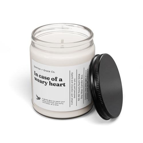 A Weary Heart | Inspirational Soy Candle 9oz